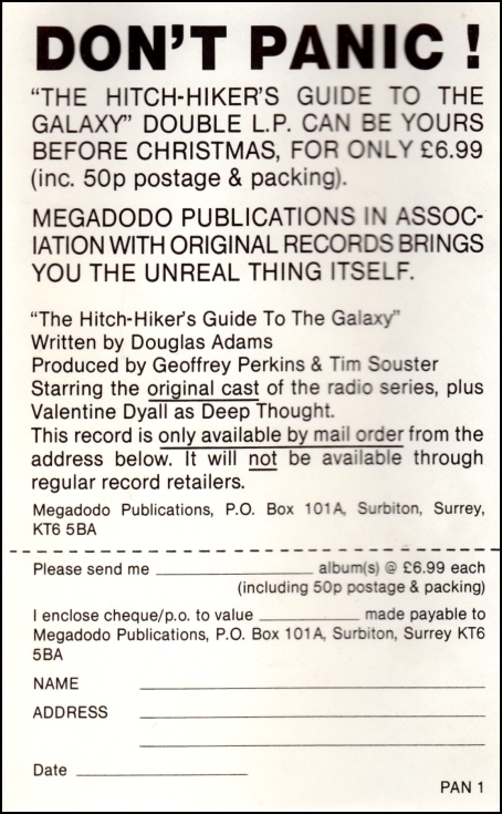 The Hitch-Hikers Giuide to the Galaxy