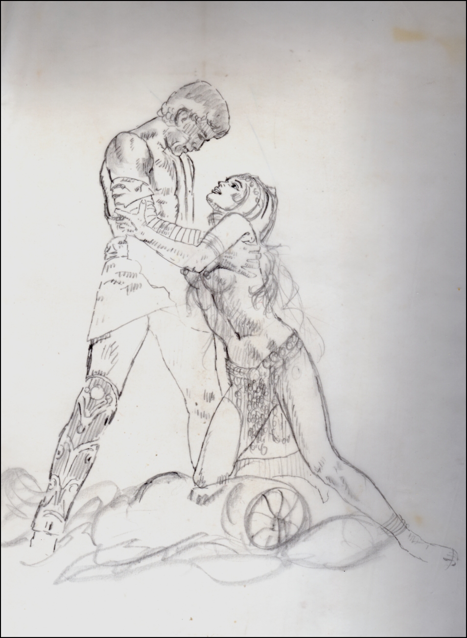 Rogue Roman Peliminary Sketch