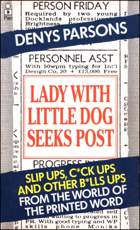 Lady With Little Dog Seeks Post