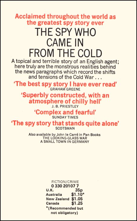 The Spy Who Came In From The Cold