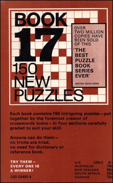 The Pan Book Of Crosswords 17