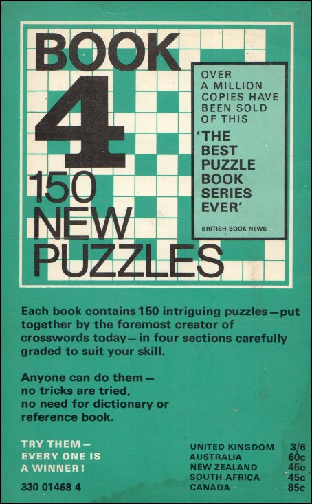 The Pan Book Of Crosswords 4