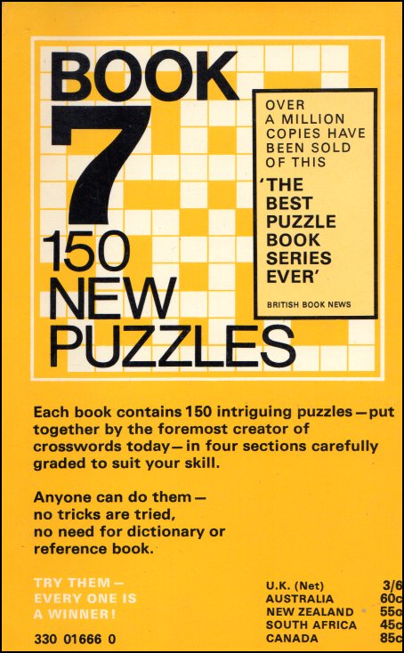 The Pan Book Of Crosswords 7