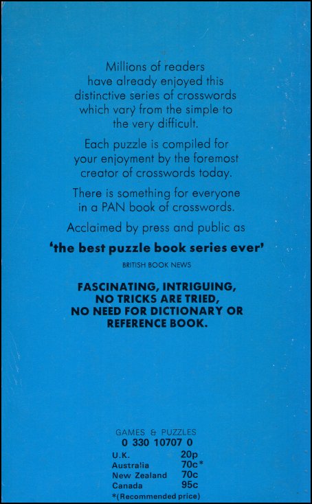 The Pan Book Of Crosswords 11
