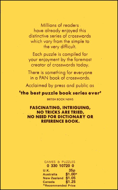 The Pan Book Of Crosswords 12