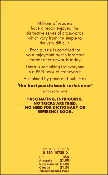 The Pan Book Of Crosswords 12
