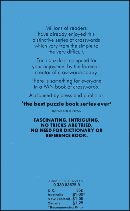 The Pan Book Of Crosswords 18