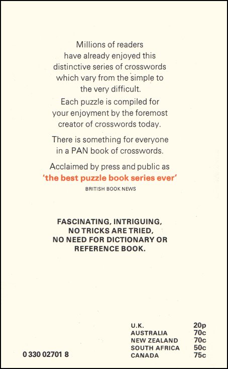 The Pan Book Of Crosswords 19