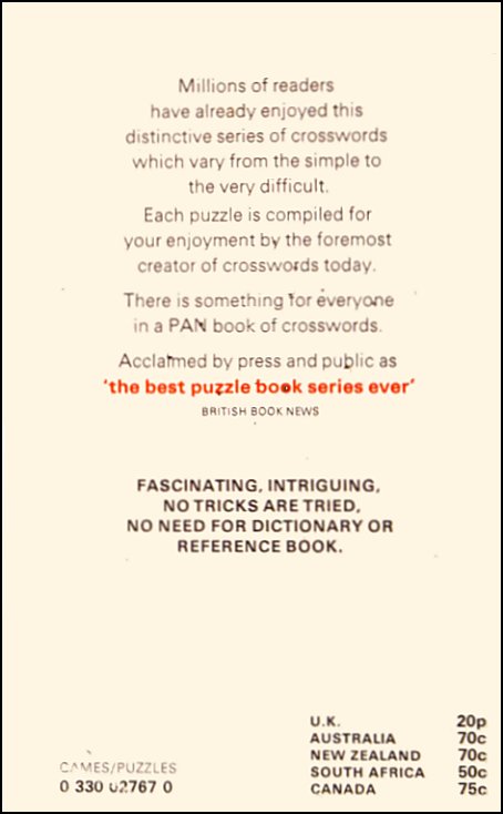 The Pan Book Of Crosswords 19