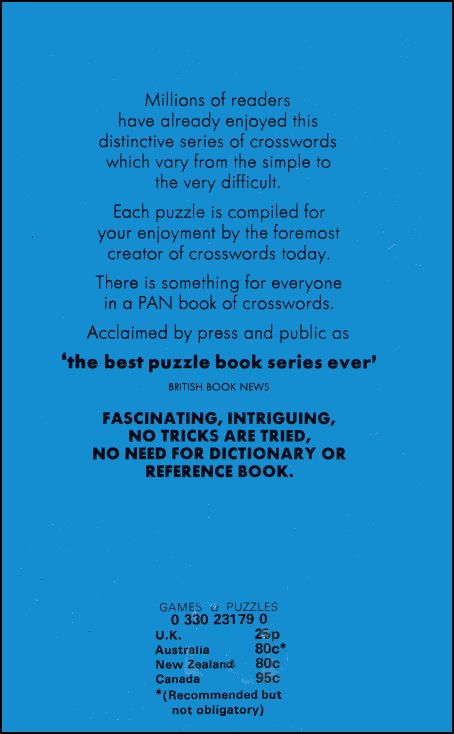 The Pan Book Of Crosswords 21