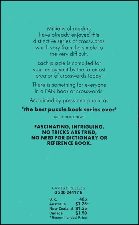 The Pan Book Of Crosswords 27