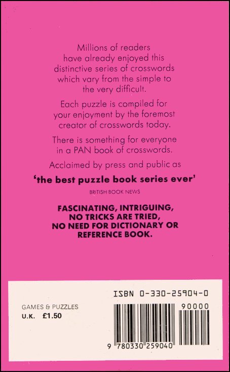 The Pan Book Of Crosswords 36