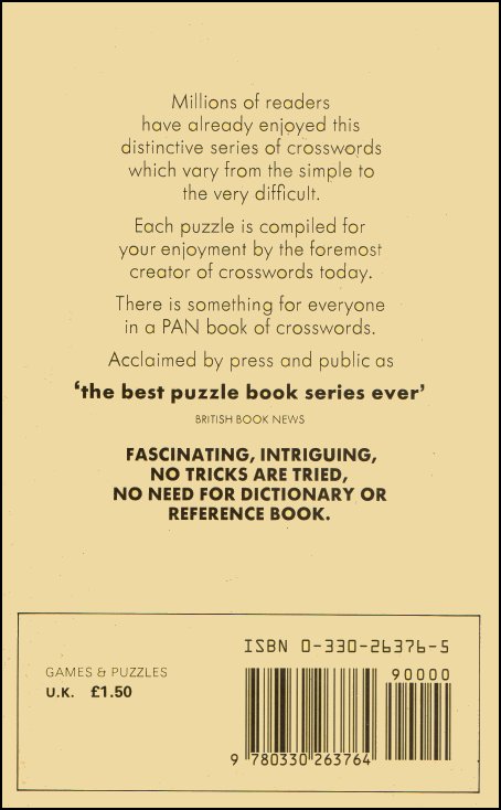 The Pan Book Of Crosswords 39