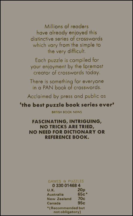 The Pan Book Of Crosswords 4