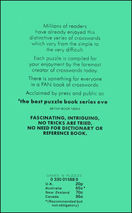 The Pan Book Of Crosswords 5