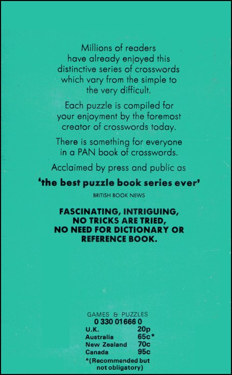 The Pan Book Of Crosswords 7