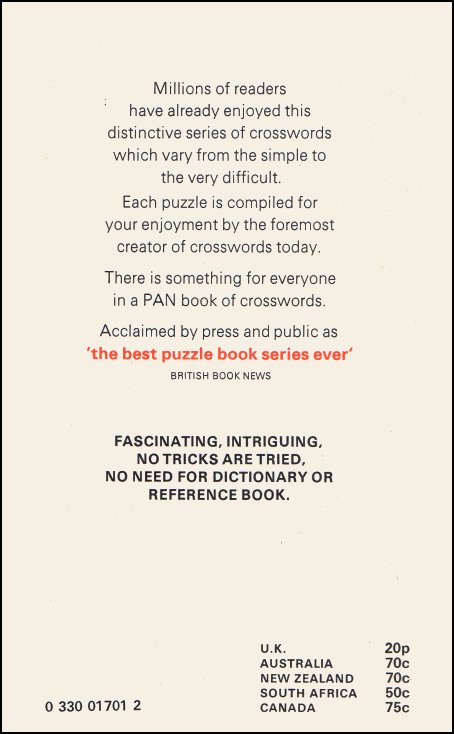 The Pan Book Of Crosswords 8