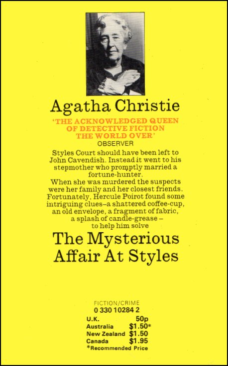 The Mysterius Affair At Styles