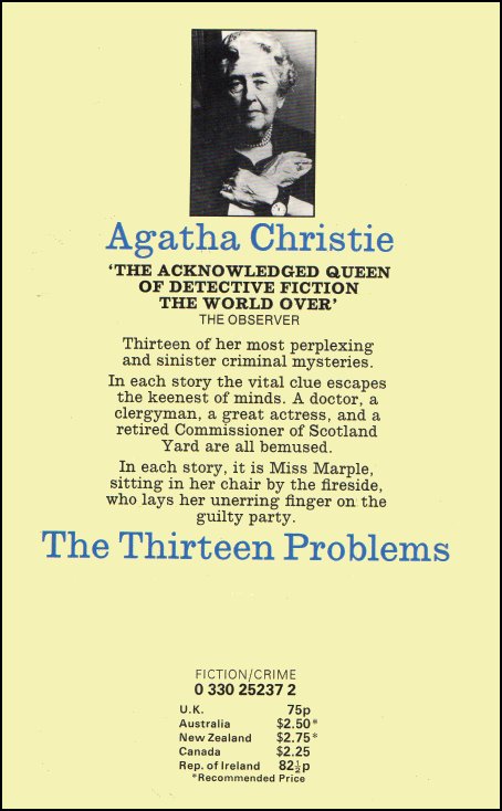 The Thirteen Problems