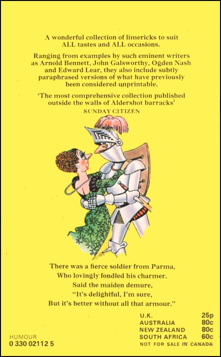 The Pan Book Of Limericks