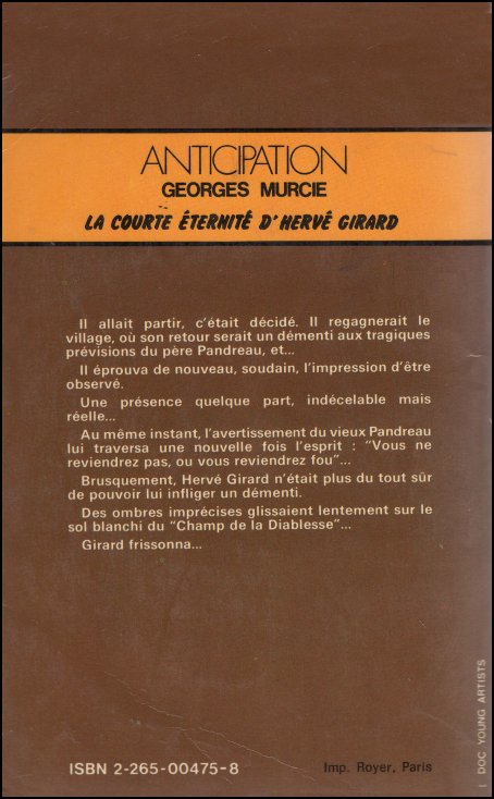 La Courte Eternite D'Herve Girard