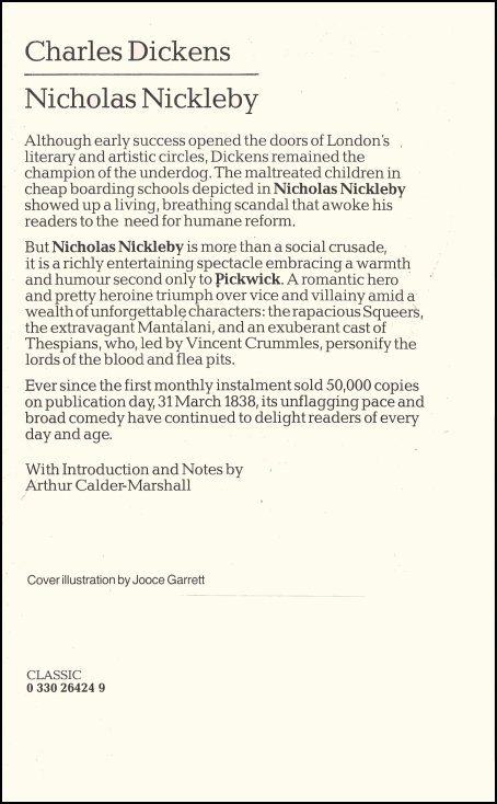 Nicholas Nickleby