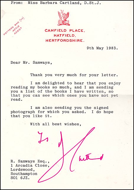 Signed Letter