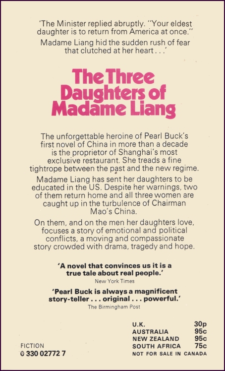 The Three Daughters of Madam Liang