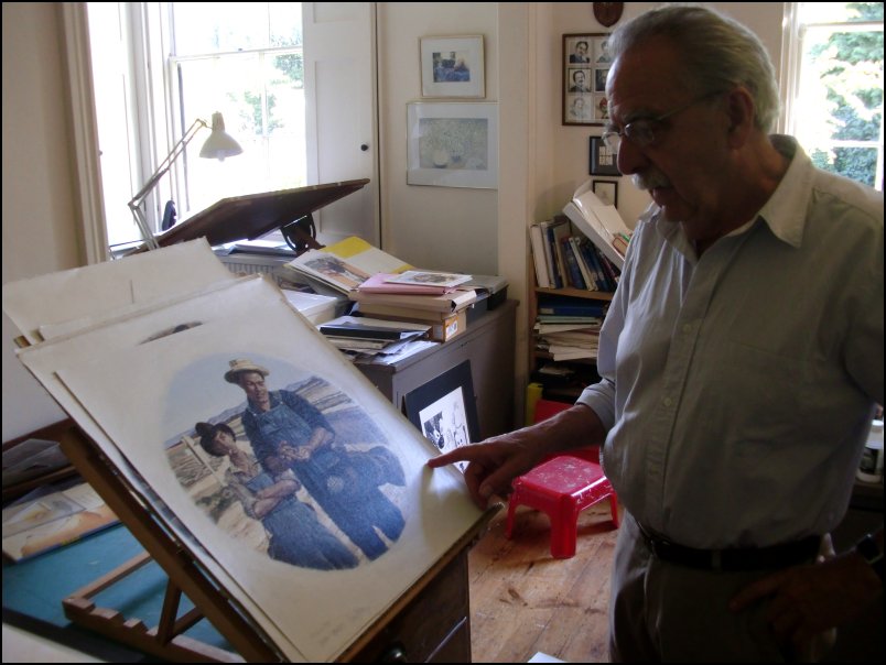 Brian Sanders With Steinbeck