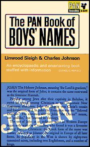 The PAN Book Of Boys' Names