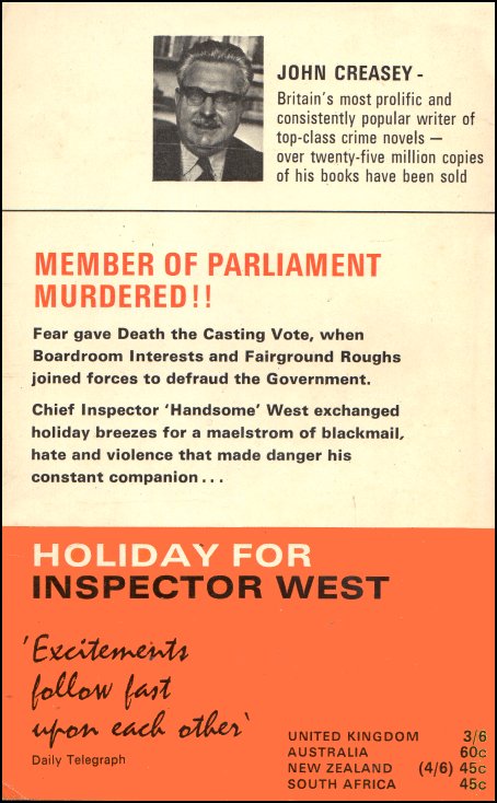 Holiday For Inspector West