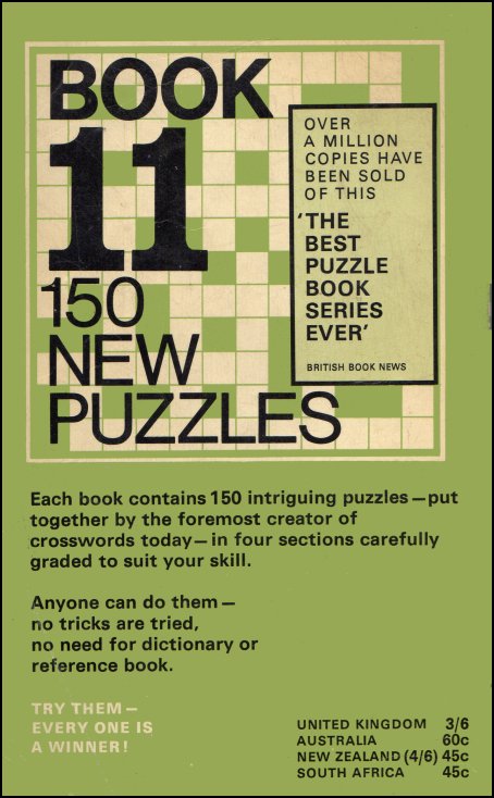 The Eleventh Pan Book Of Crosswords
