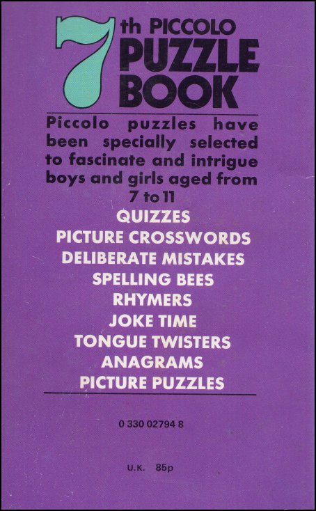 7th Puzzle Book