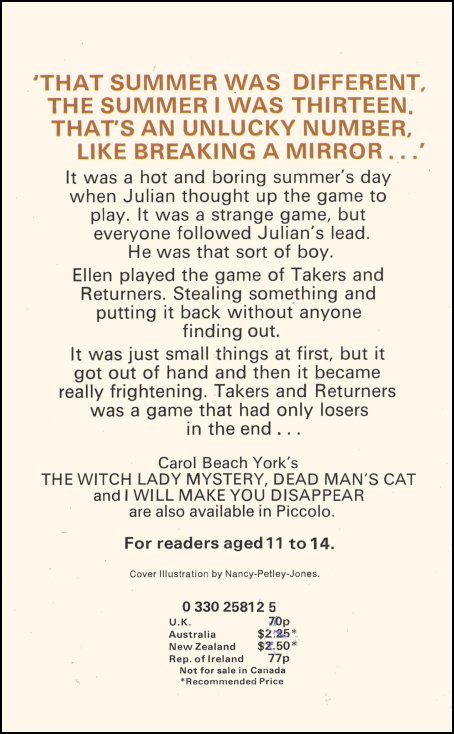 Takers and Returners