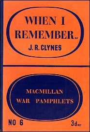 Macmillan War Pamphlets