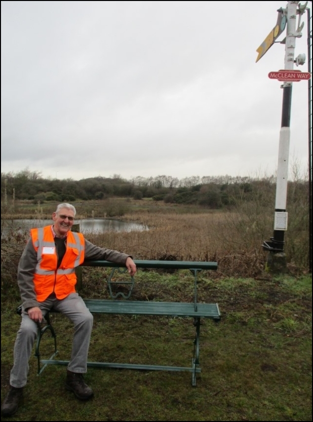 Barry and his bench