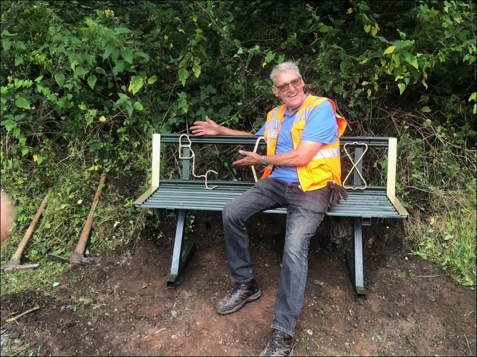 Barry on His Bench