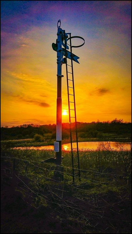 Signal at Sunset