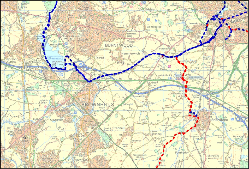 Brownhills Map